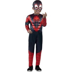 Jazwares Miles Morales Toddler Costume 2T, Marvel Spidey